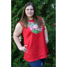 Embroidered blouse "Flower Field"